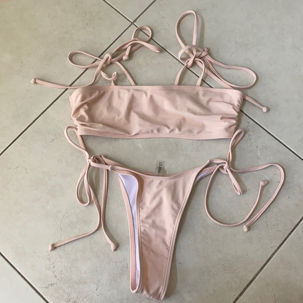 ZAFUL Pale Pink Bikini Set